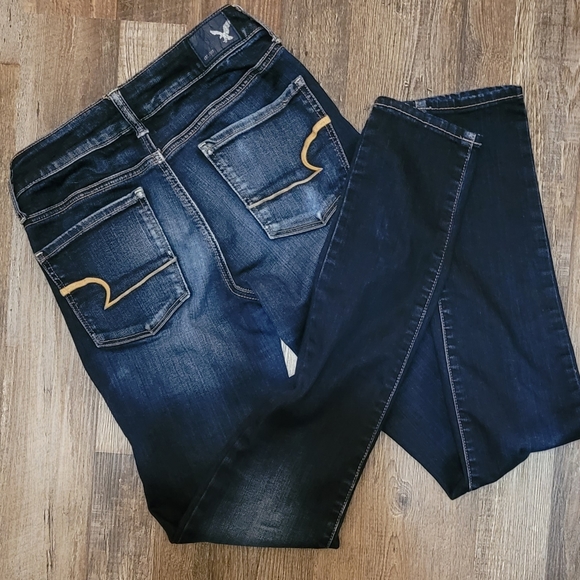 American Eagle Outfitters Denim - American Eagle Womens Skinny Super Stretch Jeans, Size 2 Long